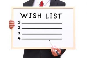 The Home Buyer's Wish-List